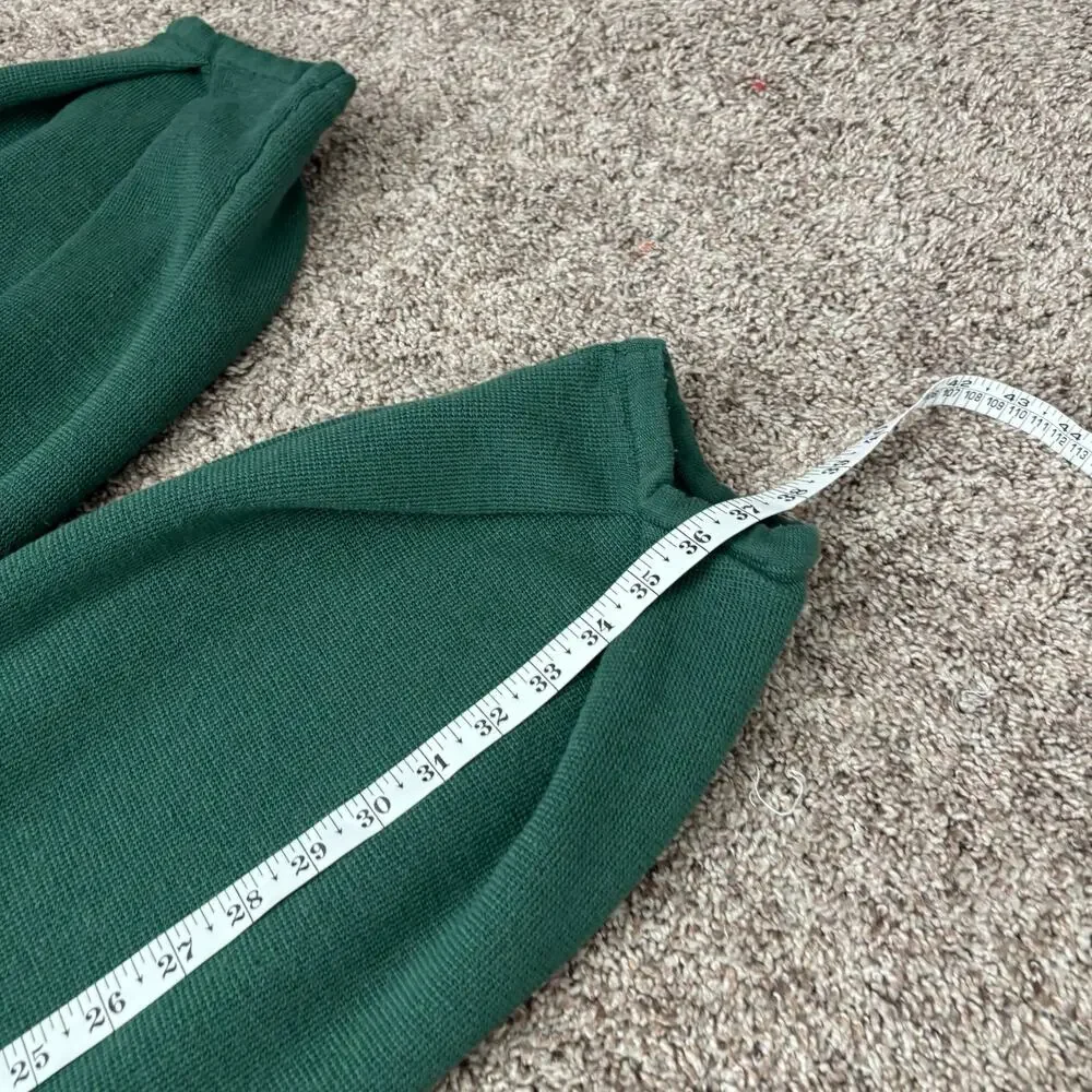 Free People Freya Emerald Spell Knit Linen Sweater Jogger Pant Size SP - Picture 9 of 15